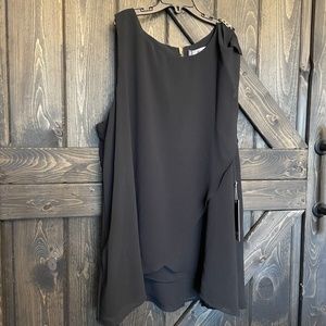 NEW Jennifer Lopez Black Tie Positano Paradise Blouse Ladies Misses XL